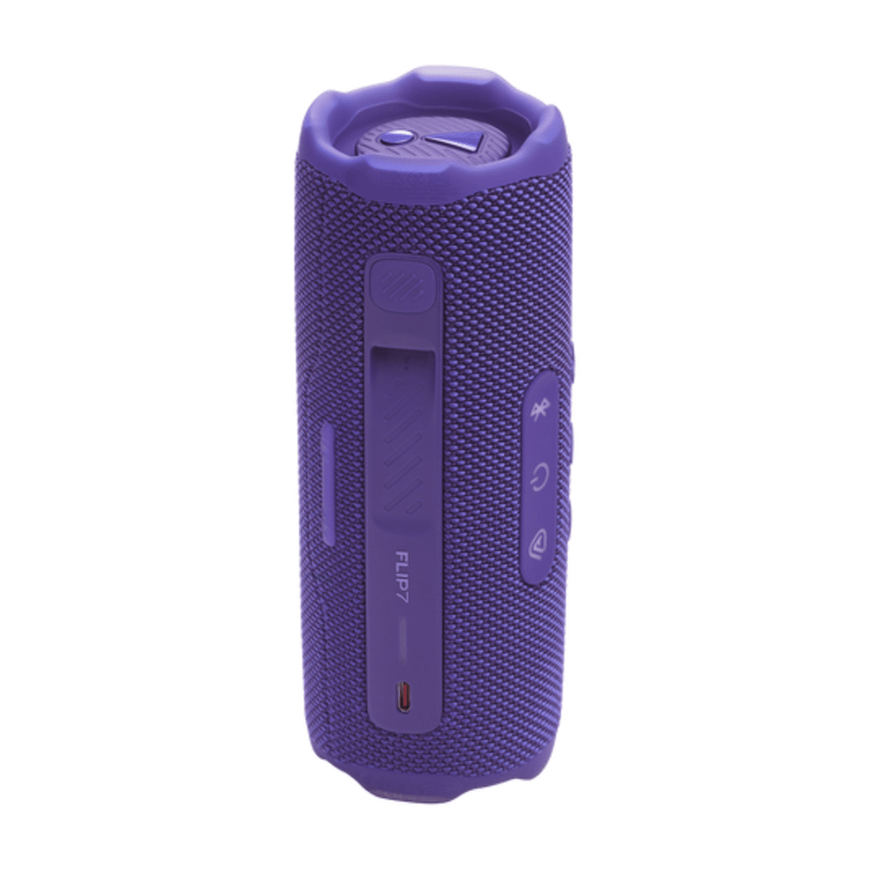 JBL Flip 7 resistente agua y polvo IP67 color morado vista superior