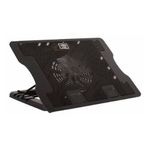Cooler para laptop 17 con ventilador LED USB frontal oblicuo