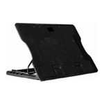 Cooler para laptop 17 con ventilador LED USB lateral oblicuo