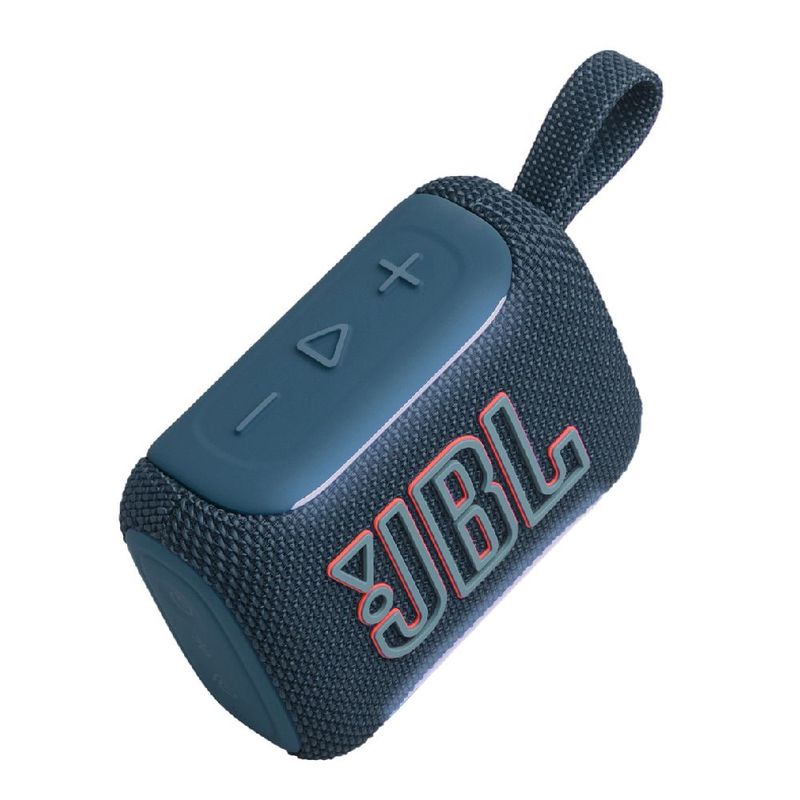 Parlante JBL Go 5 Bluetooth IP68 10h Portátil Azul diagonal