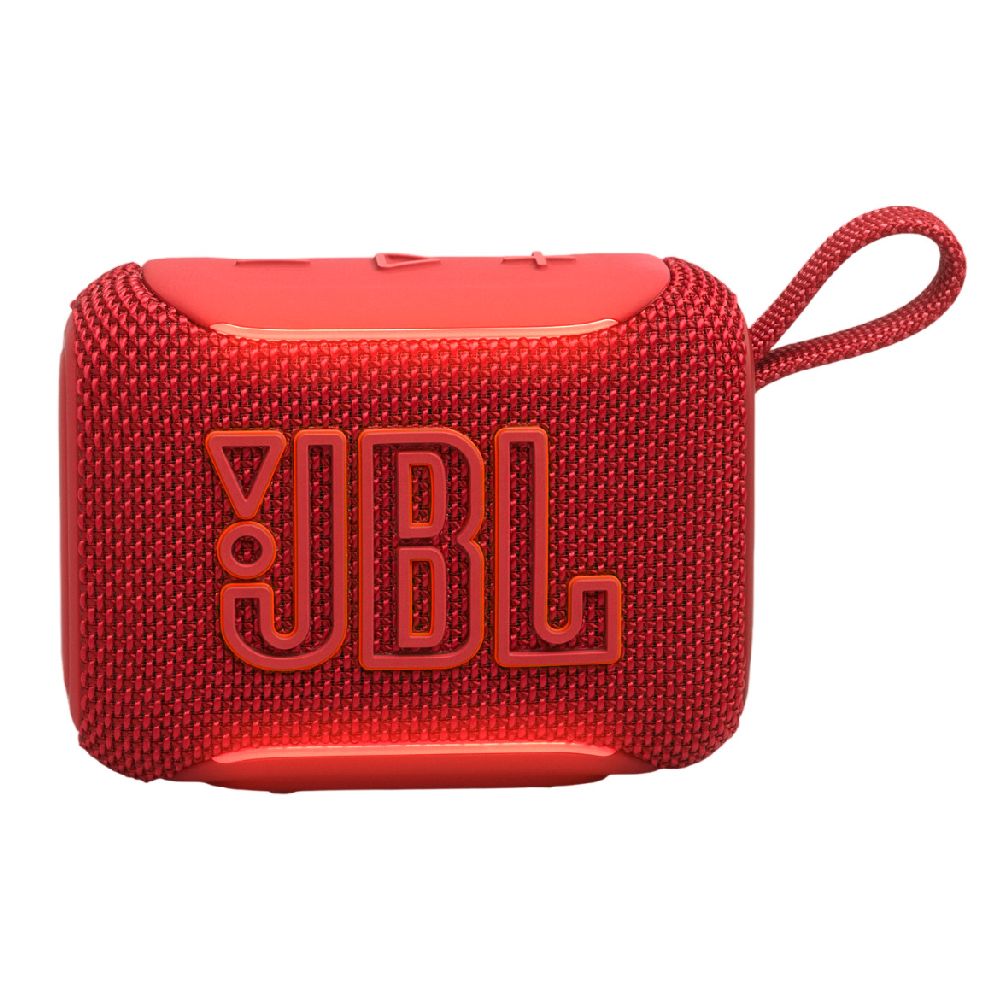 Parlante Bluetooth JBL Go 5, 4.8W, resistente al agua IP68, hasta 10 horas de reproducción, rojo