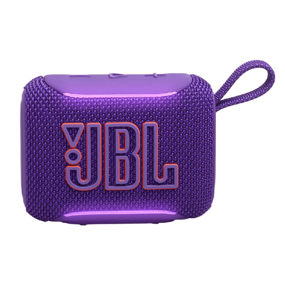 Parlante Bluetooth JBL Go 5, 4.8W, resistente al agua IP68, hasta 10 horas de reproducción, púrpura