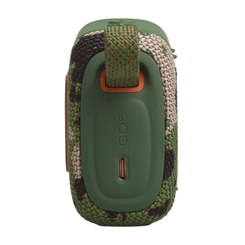 Parlante JBL Go 5 Bluetooth IP68 10h Portátil lateral conexión