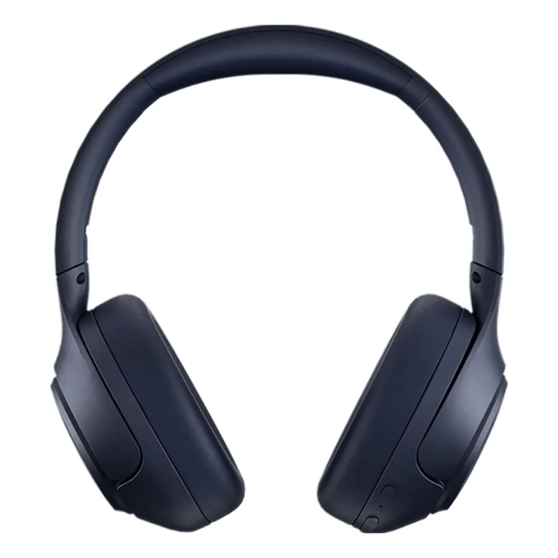 Audífonos bluetooth over ear QCY H3 ANC cancelación de ruido azul vista frontal