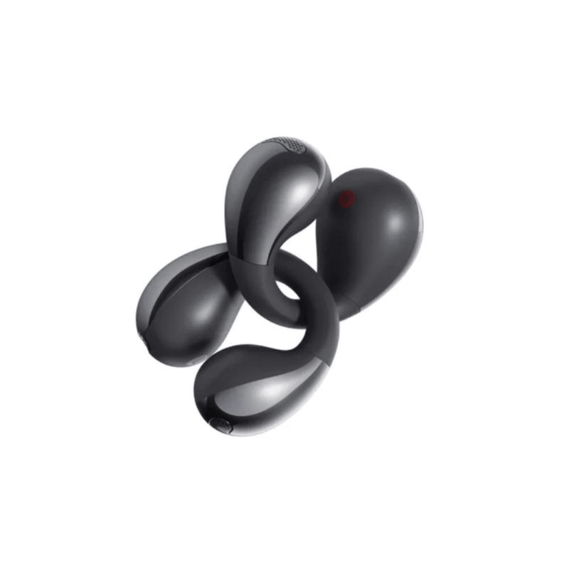 Audífonos Bluetooth QCY Crossky C30 True Wireless IPX4 25 horas negro vista detalle clip