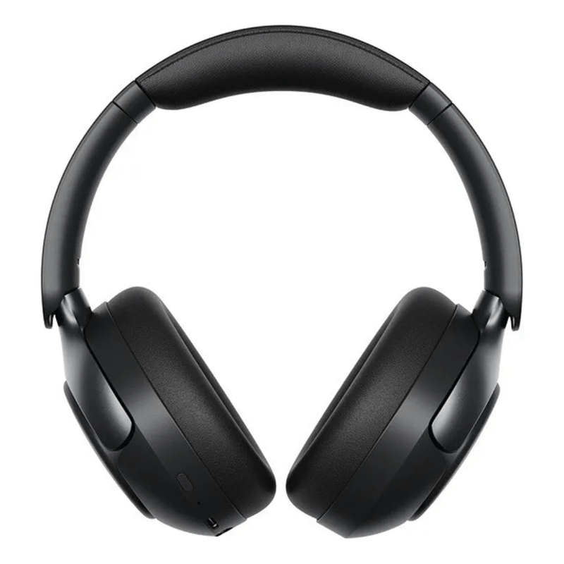 Audífonos bluetooth over ear QCY H3 Pro con cancelación de ruido ANC batería 55 horas color negro vista frontal
