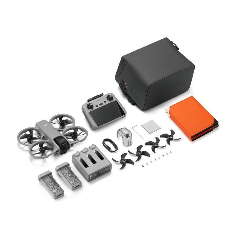 Drone DJI Avata 360 8K 120MP Fly More Combo RC2 Gris lateral complementos