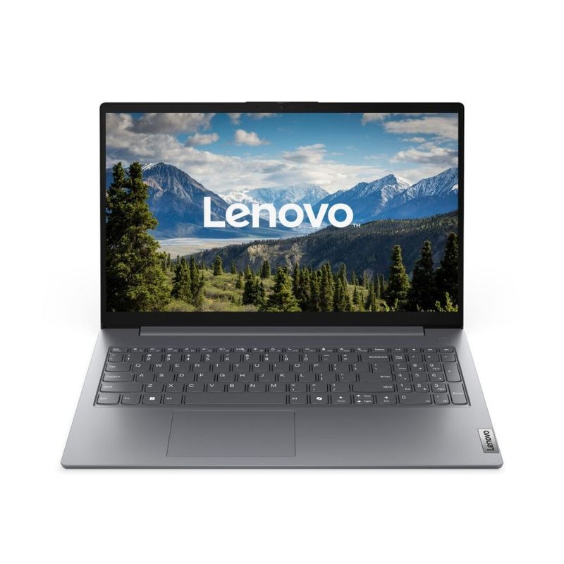 Laptop Lenovo V15 G5 IRL Intel Core i7 15.6" 32GB 512GB SSD gris vista frontal