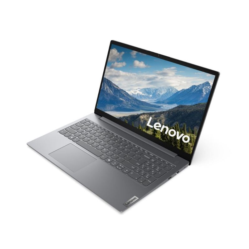 Laptop Lenovo V15 G5 IRL Intel Core i7 15.6" 32GB 512GB SSD gris vista frontal oblicua