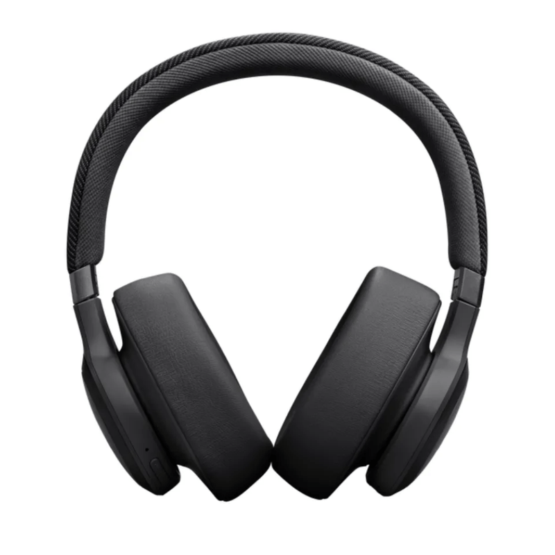 Audífonos bluetooth over ear JBL Live 770NC con cancelación de ruido batería 65 horas negro vista frontal