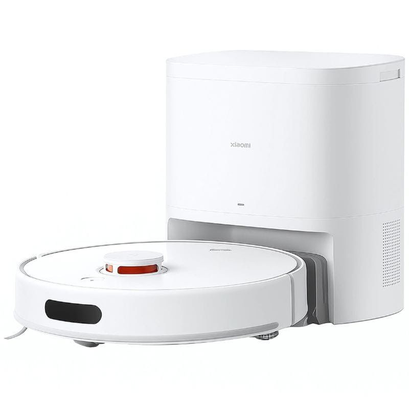 Robot aspirador Xiaomi H40 10000Pa con base autovaciado color blanco vista frontal