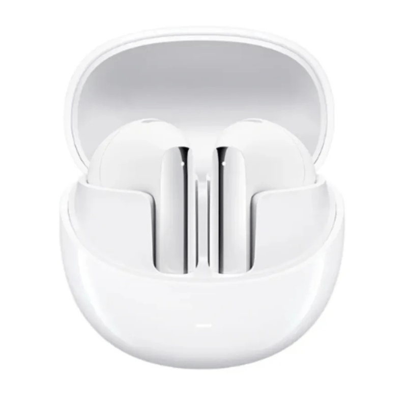 Audífonos bluetooth in ear Decibel Active Pro resistente al agua IPX5 Azul Frontal con estuche de carga abierto