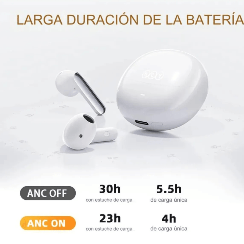 Audífonos bluetooth in ear Decibel Active Pro resistente al agua IPX5 Azul Especificaciones hasta 18 horas de autonomía con estuche de carga