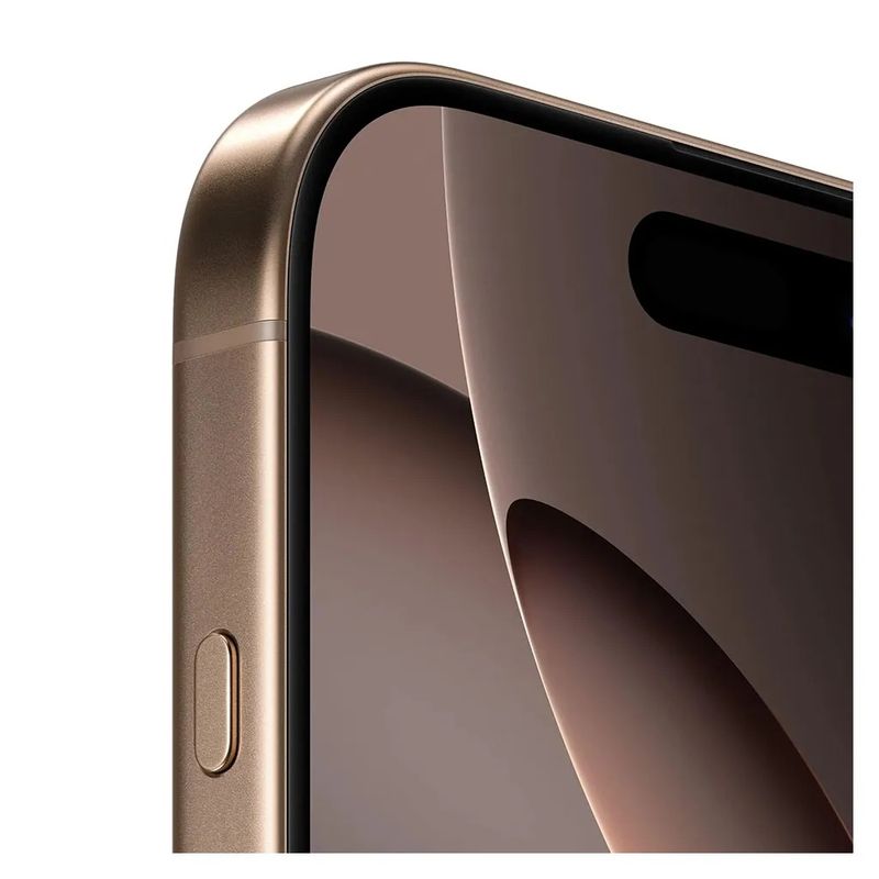 iPhone 16 Pro 128GB con triple cámara color Desert vista detalle