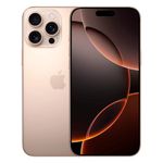 iPhone 16 Pro Max 256GB color Desert titanio vista frontal y trasera pantalla OLED 6.9 pulgadas