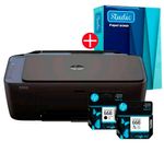 Impresora multifuncional HP DeskJet Ink Advantage 2975 inalámbrica Wi-Fi con cartuchos vista frontal
