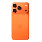 Smartphone Apple iPhone 17 Pro Max triple cámara 48MP color naranja vista trasera