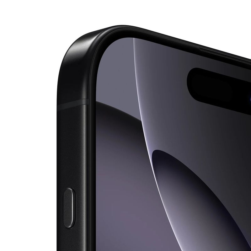 iPhone 16 Pro diseño premium en titanio color negro vista detalle camaras