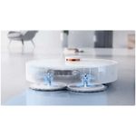 Robot aspirador Xiaomi X20 Plus en uso limpieza hogar inteligente color blanco