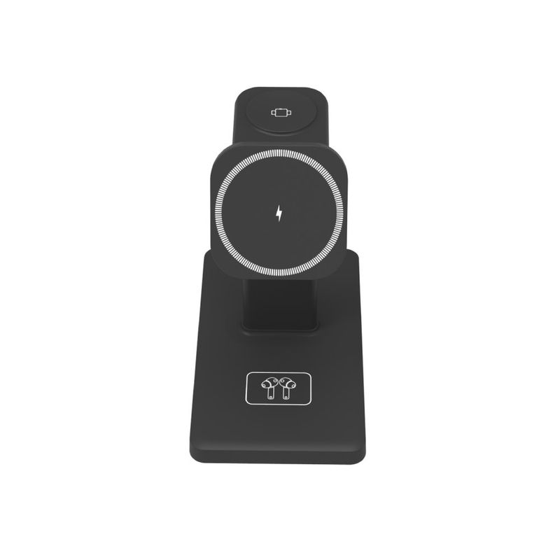 Cargador inalámbrico 3 en 1 iPhone Apple Watch AirPods central