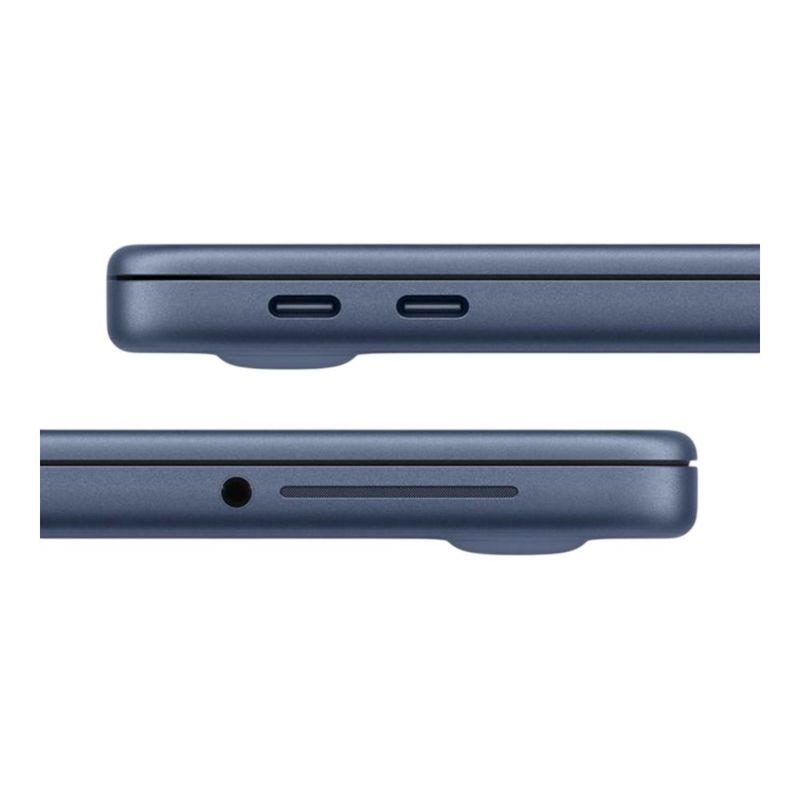 Laptop Apple MacBook Neo 13" A18 Pro pantalla liquid retinta 8GB 256GB SSD vista detalle de teclado vista lateral