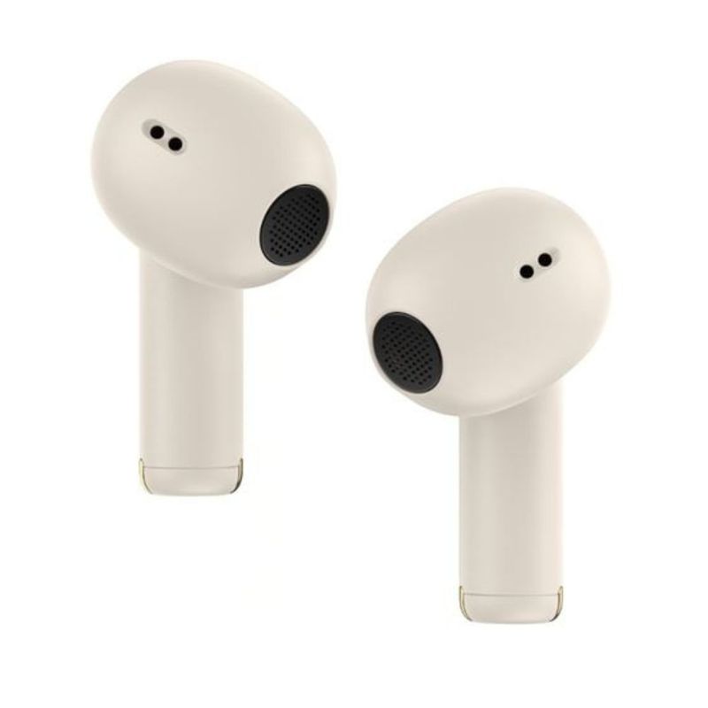 Audífonos bluetooth in ear Sennheiser Accentum Open micrófono incorporado Crema Frontal-y-dorsal