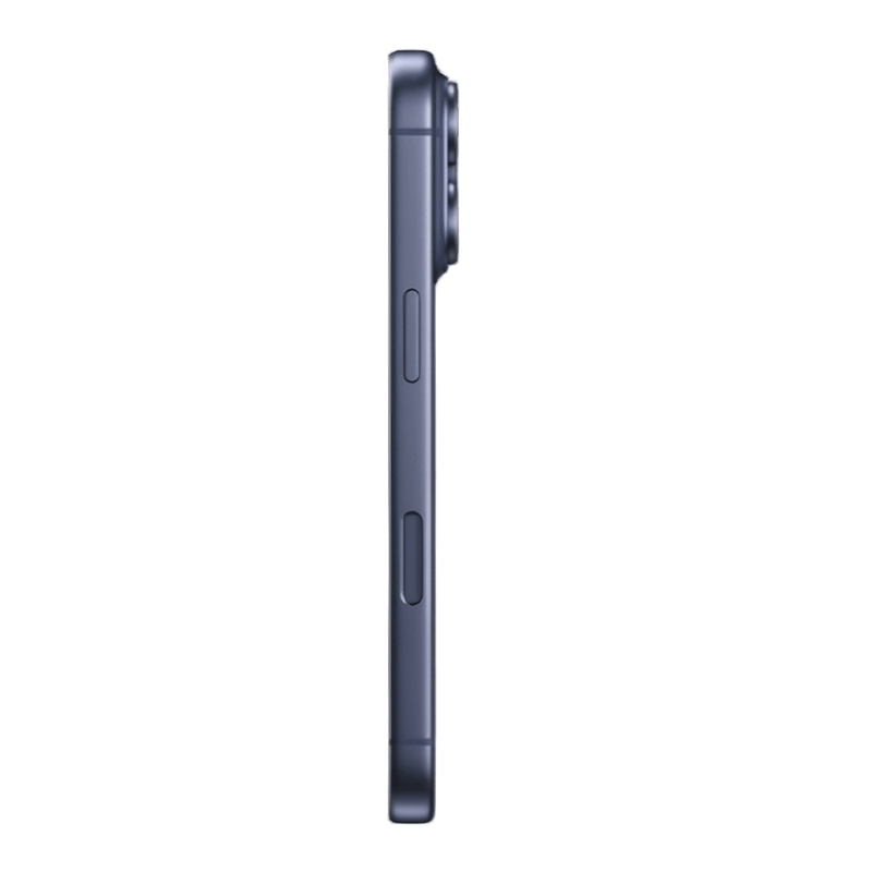 Smartphone Apple iPhone 17 Pro Max 256GB chip A19 Pro cámara triple 48MP azul vista lateral