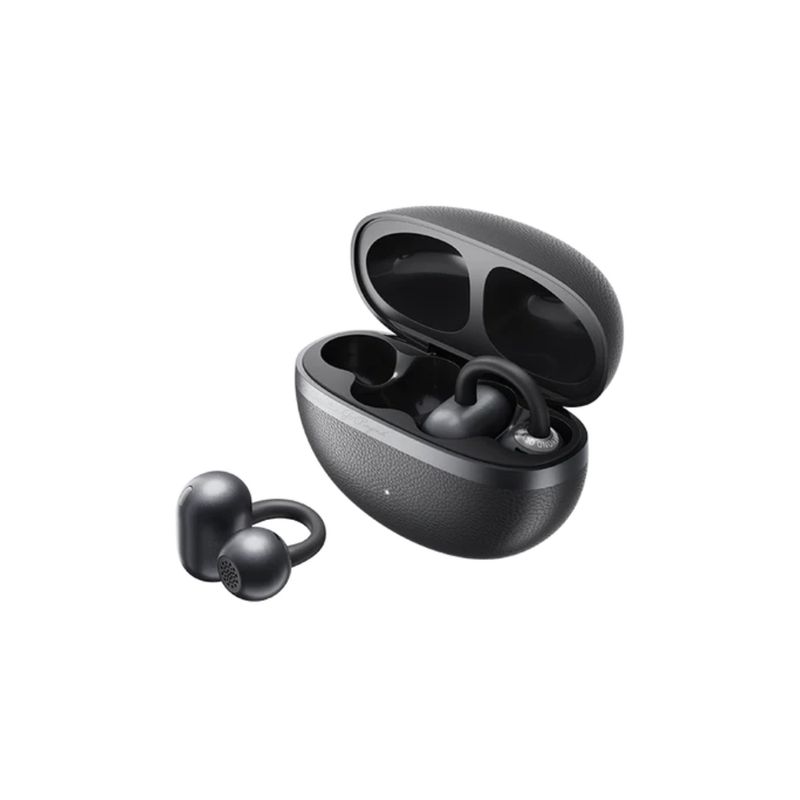 Audífonos QCY Crossky C50 Bluetooth 35h open ear frontal oblicuo