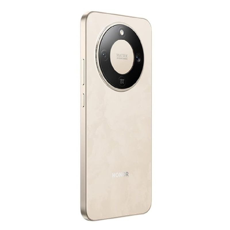 Honor X9D 256GB 8GB RAM color dorado vista frontal y trasera