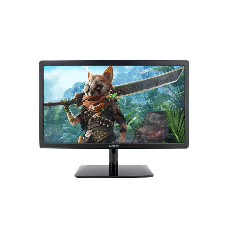 Monitor Teros TE-1915S 19.5" plano 1600x900 75Hz entrada HDMI vista frontal