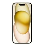 iPhone 15 Plus eSIM 256GB color yellow vista frontal pantalla 6.7 pulgadas