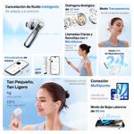 Audífonos QCY Melobuds N50 Bluetooth 24h cancelación ruido especificaciones