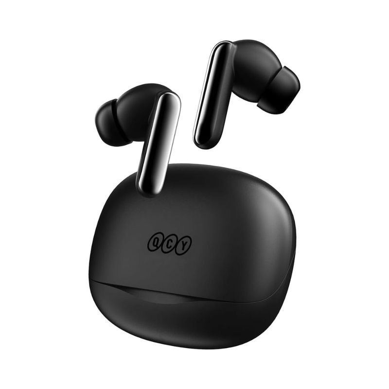 Audífonos QCY Melobuds N50 Bluetooth 24h cancelación ruido frontal oblicuo