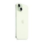 iPhone 15 Plus 256GB con doble cámara color verde vista diagonal