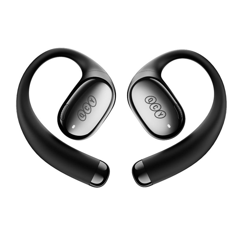Audífonos QCY Crossky R70 Bluetooth 52h inalámbricos negro frontal