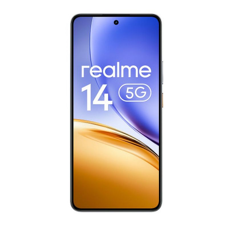 Realme 14 5G 256GB 8GB RAM color plata vista frontal