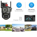 Cámara de seguridad Seisa ipc-sy8 Wi-Fi PTZ 360 grados visión nocturna blanco especificaciones