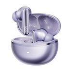 Audífonos QCY N70 Bluetooth 50h ANC inalámbricos morado frontal oblicuo