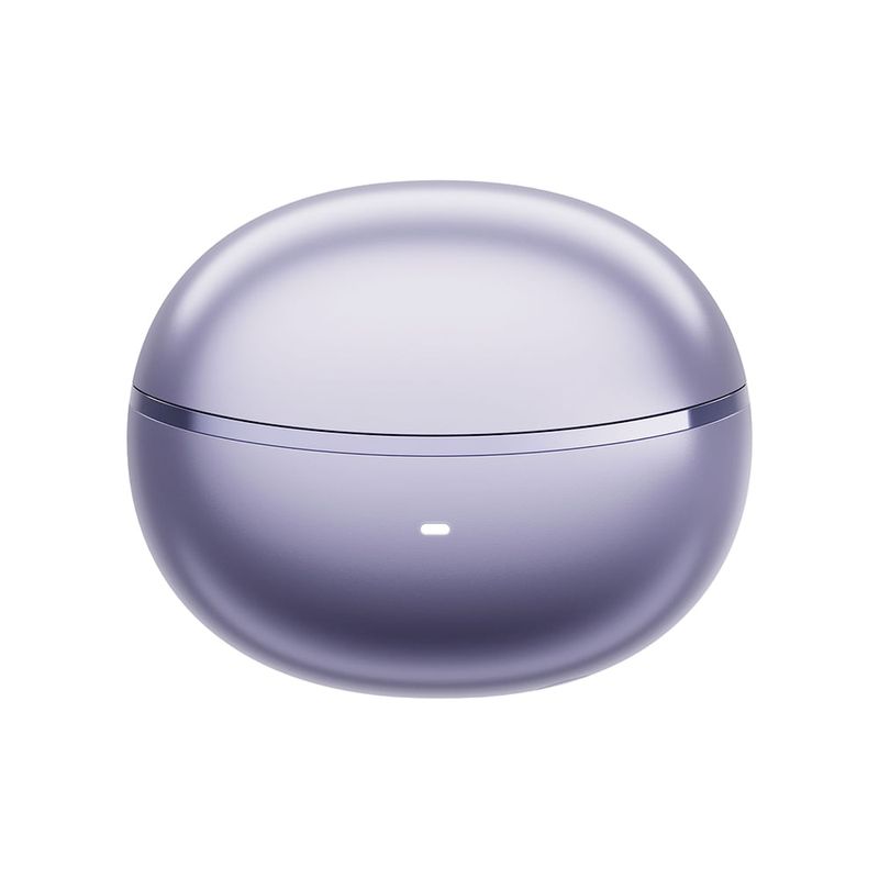 Audífonos QCY N70 Bluetooth 50h ANC inalámbricos morado empaque frontal