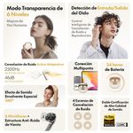 Audífonos QCY Melobuds Pro HT08 34h ANC Bluetooth especificaciones
