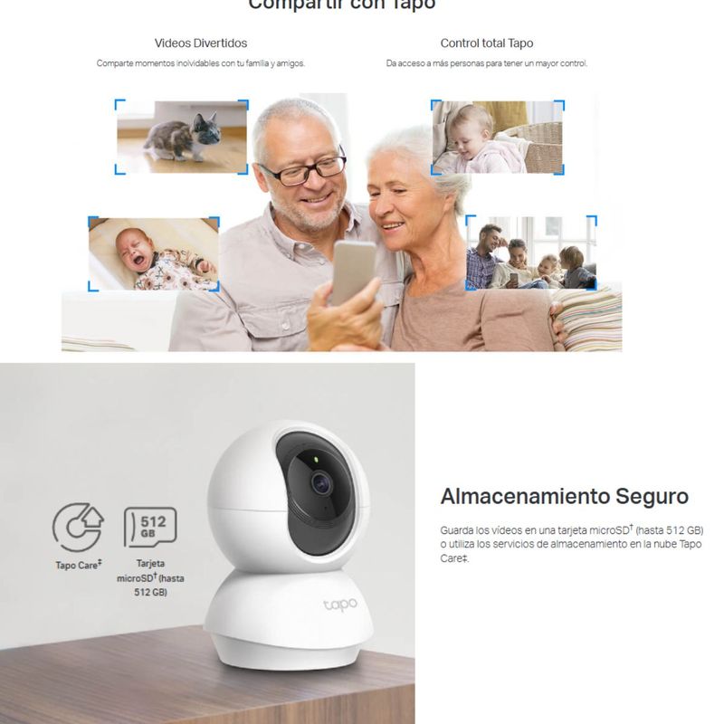 Cámara de seguridad interior TP-Link Tapo C202 Full HD