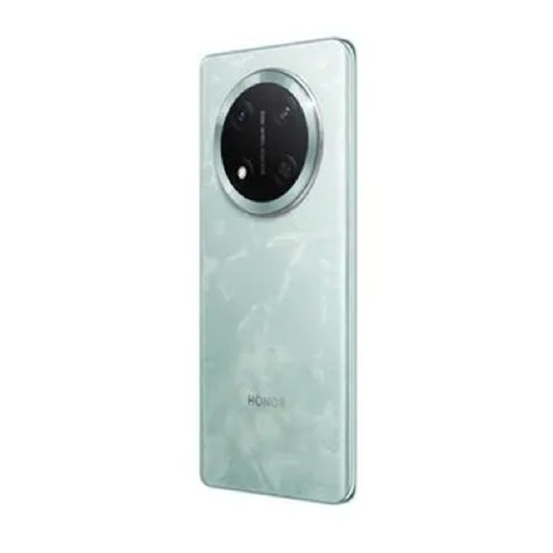 Honor Magic 7 Lite pantalla 6.78 pulgadas color jade cyan vista diagonal