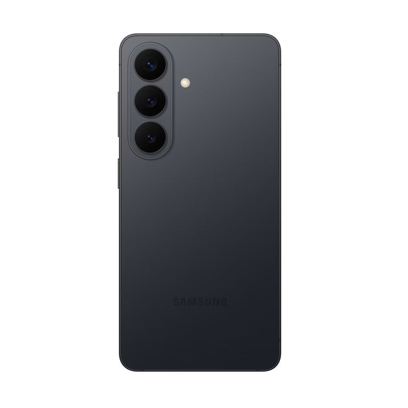 Smartphone Samsung S26 cámara 50MP color negro vista trasera