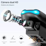 Drone Syshop E99 Pro grabación en 4K FHD Wi-Fi negro especificaciones