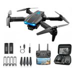 Drone Syshop E99 Pro grabación en 4K FHD Wi-Fi negro y accesorios