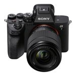Cámara mirrorless Sony Alpha a7 IV 33MP 4K enfoque IA vista frontal