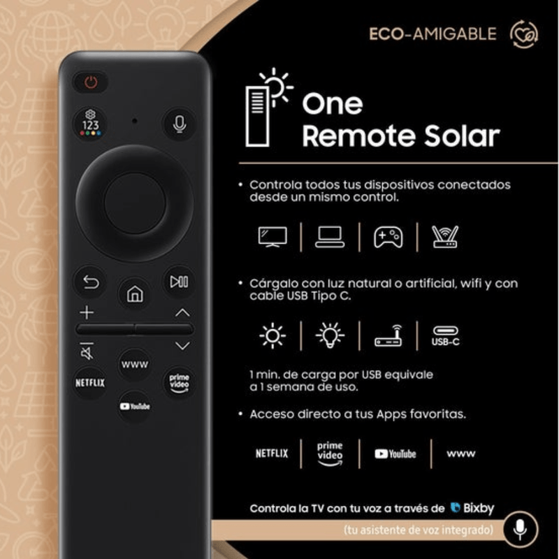 Smart TV Samsung 55 QLED 4K Vision AI Tizen 2025 control frontal