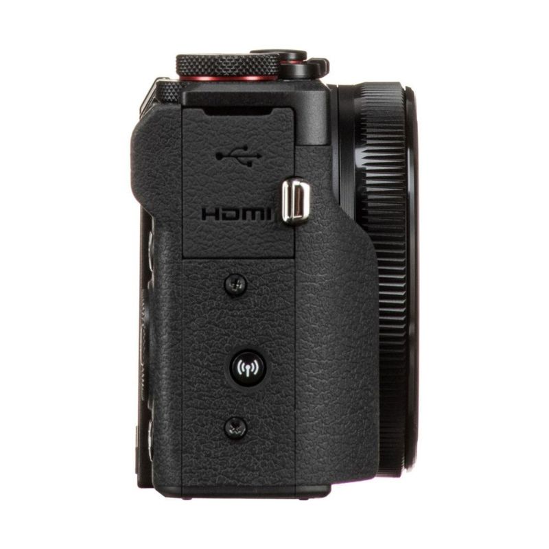 Cámara compacta Canon G7X Mark III 20.1MP 4K zoom 4.2x vista lateral