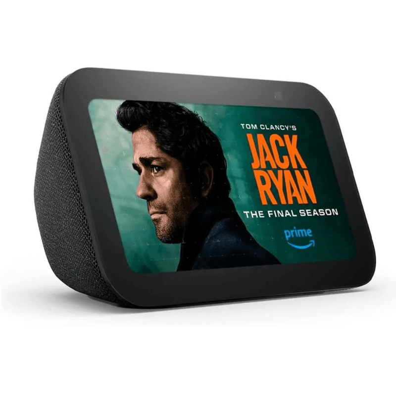 Amazon Echo Show 5 Alexa pantalla WiFi Bluetooth negro frontal oblicuo