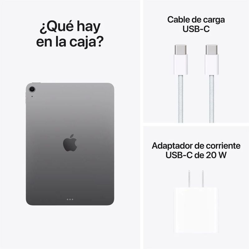 iPad Air 11 M4 128GB Apple potente batería larga premium dorsal características